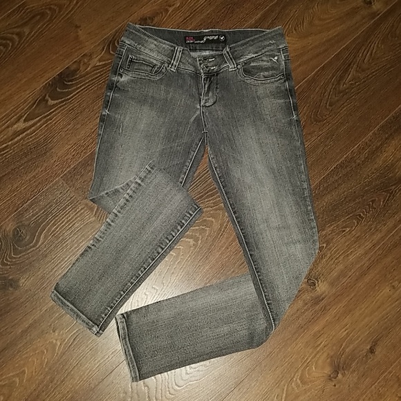 Grey-Wash Grane "Kim" Skinny jean 7 - Picture 2 of 7